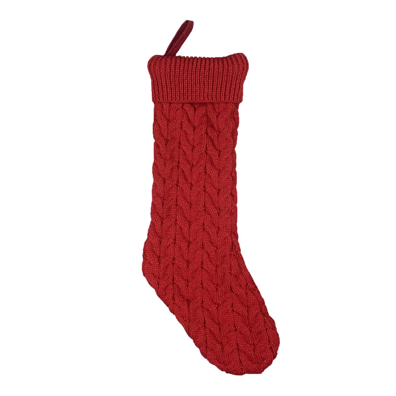 

Рождественские носки, украшение для дома, рождественская елка, подвесные украшения, декор для дома, двери, стены One Size красный