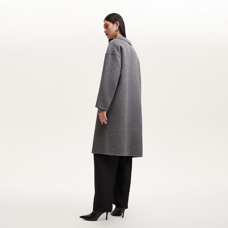 VEROMODA 2025 Winter Pure Wool Lapel Mid-length Coat
