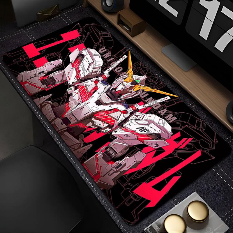 Mouse Pad Mmechanical Warrior Ggundam Laptop Anime Keyboard Mouse Mat Large Mousepad Keyboards Pad Gamers Decoracion Desk Mat