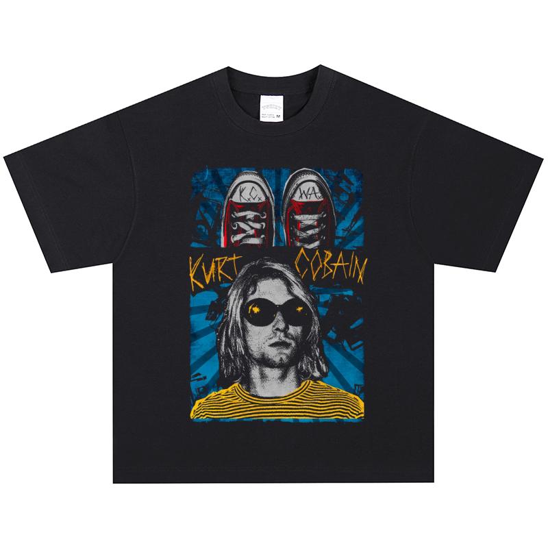 Kurt Cobain T-Shirt, Soft Fabric Casual Daily Wear