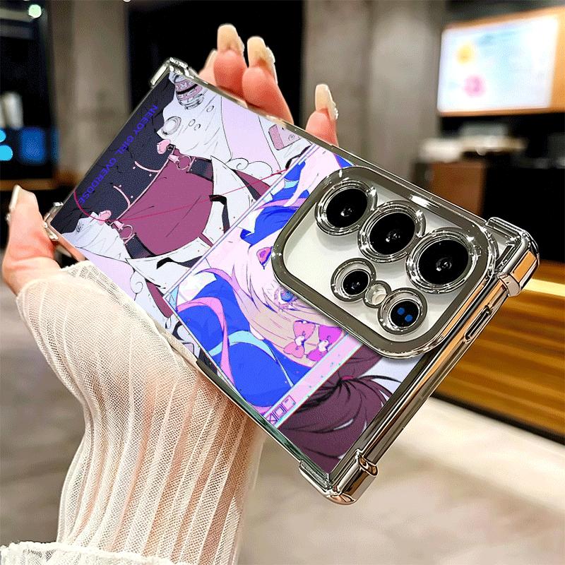 Needy Girl Streamer Overload Soft Phone Case For Samsung Galaxy S26 Ultra S25 Edge S24 FE S23 Plus S22 S21 + S20 Plating Anti-Fa