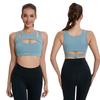 European & American Shockproof Sports Bra - Women's Large Bust Yoga & Fitness Vest with Hollow Design