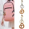 Biscuit Keychain Car Keyring Hangings Ornaments Stylish Car Key Chains Cookie Bag Pendant Keyholders for Bag Decorations