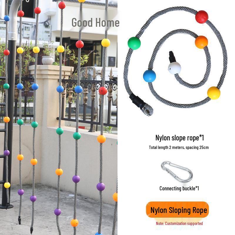 Outdoor Kids' Rope Ladder Swing for Sensory Integration and Climbing Activities