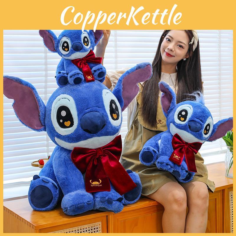 Suede With Cute Bow Tie Cartoon Plush Doll Pillow For Gift And Decor