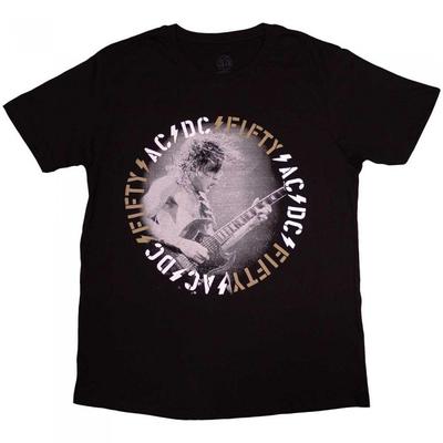 AC/DC Unisex Adult Angus Live T-Shirt