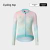 NUCKILY Damen Langarm-Radtrikot - Atmungsaktives Slim Fit mit Sonnenschutz für Frühjahrs-/Herbstfahrten.