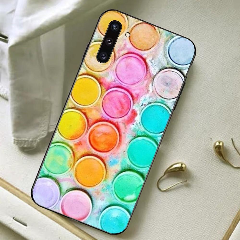 Watercolors Paint Palette Painting Box Phone Case For Samsung A 13 21 30 31 32 51 52 53 70 for Huawei Honor 50 60 70 for OPPO