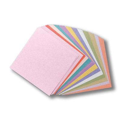 Papel Origami Washi Shogado, Cores Japonesas 12 Tons, Quadrado 15cm, 60 Folhas