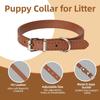 14-Pack Puppy Collar Ultra-Soft Adjustable PU Leather Puppy Collars for Litter Small Puppies Dog Kitten