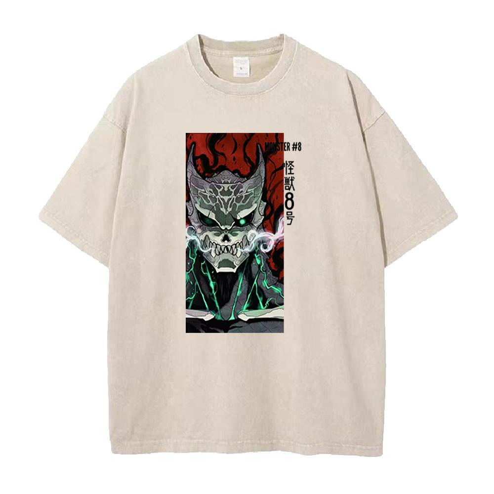 Kaiju No. 8 Anime Clothes Men Women Short Sleeve Crewneck T-shirts High Quality Cotton Tshirt Harajuku Unisex Manga T Shirt