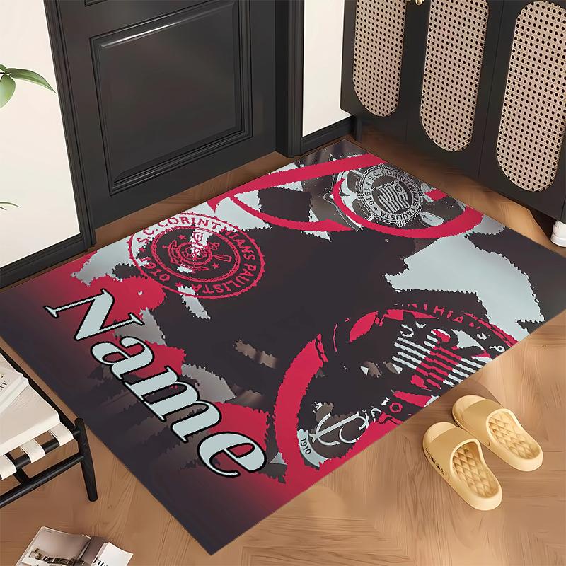 Sport Club Corinthians Paulista (5) Personalized name Office Carpet Stylish Decor for Living Room Bedroom Kitchen