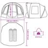 Fishing Tent for 2 Persons Olive Green Waterproof