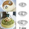 Bath Bomb Mold 2pcs DIY 3D Football Shape Aluminum Half Round Chocolate Pan Baking Tools