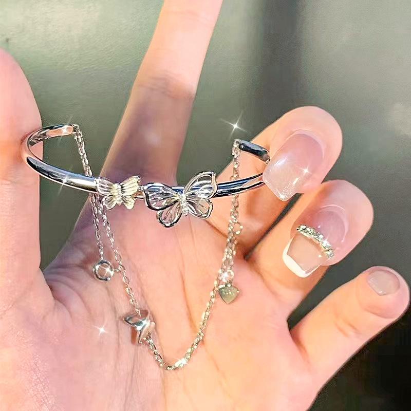 Niche Korean Beaded Hetian Jade Bracelet Versatile Style Pearl Jewelry Women'S Bracelet Bracelet