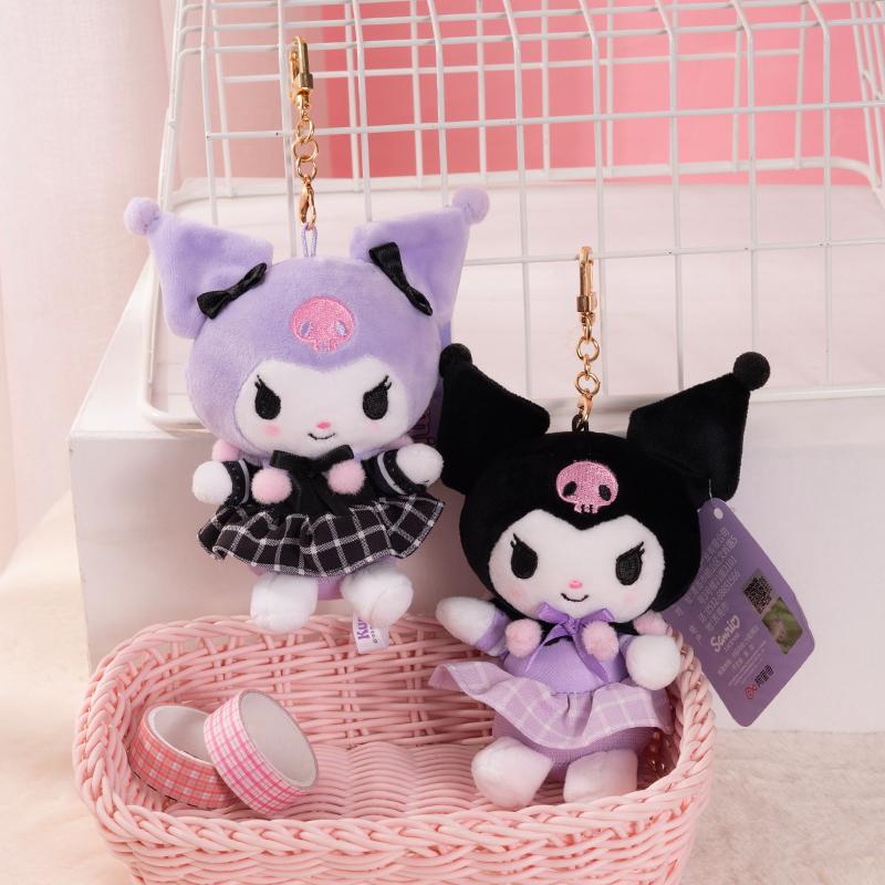 14CM Sanrio Pendant Kuromi Melody KT Cogimyun Cinnamoroll Pochacco Backpack Cute Decoration Holiday Gifts for Boys and Girls