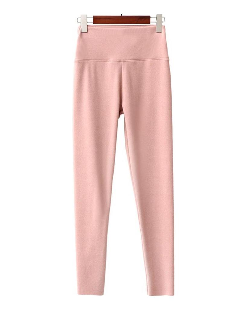 Damskie jesienno-zimowe legginsy German Velvet Slim Fit Warm High Waist Cinched