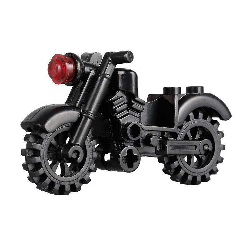 Mini figurină militară WW2 Motocicletă Motociclete Blocuri de construcție Cărămizi Model Copii Adulti Aniversare Cadouri de Ziua Copilului
