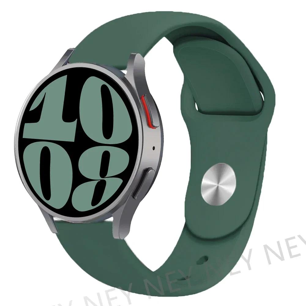 20mm 22mm strap For Samsung Galaxy watch 5 pro/6/4/Classic/Active 2/Gear S3 frontier silicone bracelet Huawei GT 2/2e/3 pro band