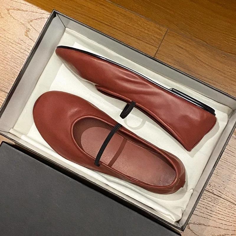 Fashion Designers Woman Flats Shoes Fashion Shallow Slip on Women Soft Sole Ballet Shoes Ladies Casual Outdoor Ballerina Shoe2025