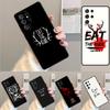 Hannibal Eat The Rude weiche Silikon-Handyhülle für Samsung Galaxy note 10 pro S26 S25 S24 S23 S22 S21 Plus S25Ultra Capa Cover