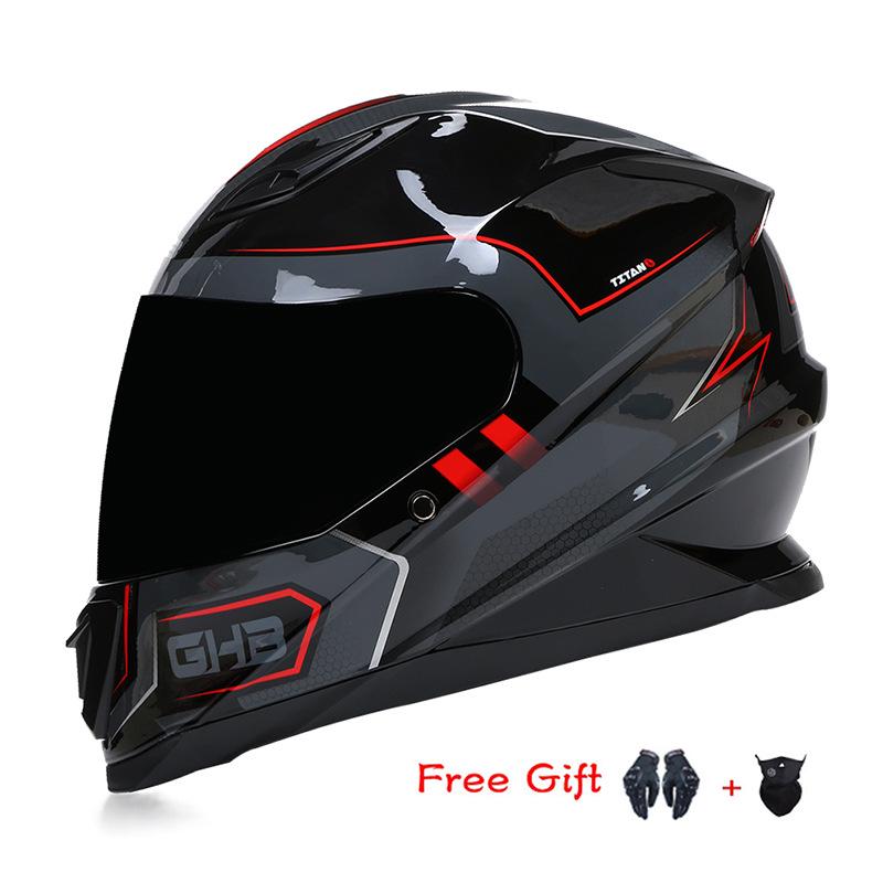 Universal Full-Face Motorcycle Helmet for All-Season Adult Riding
