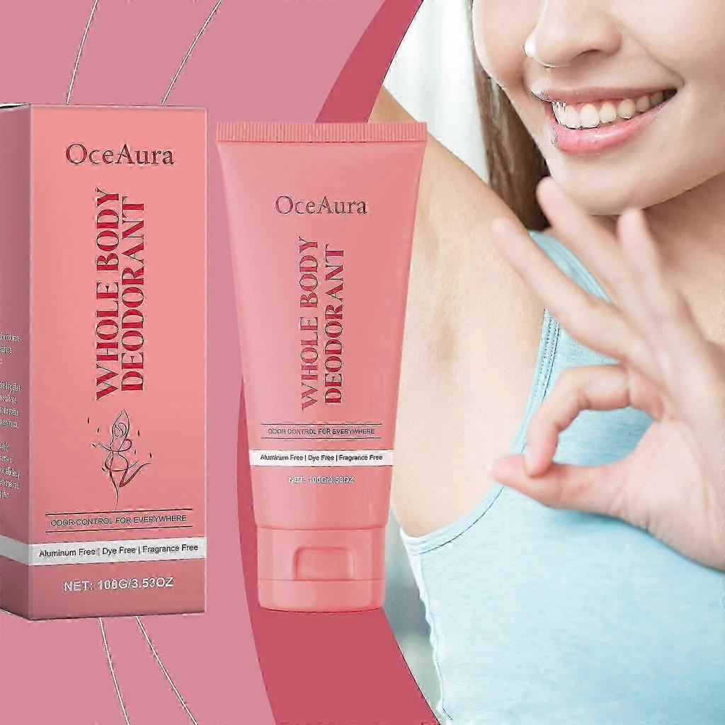 1 unidad de Crema Desodorante para Todo el Cuerpo para Mujeres, Sin Aluminio y Adecuada para Todos los Tipos de Piel