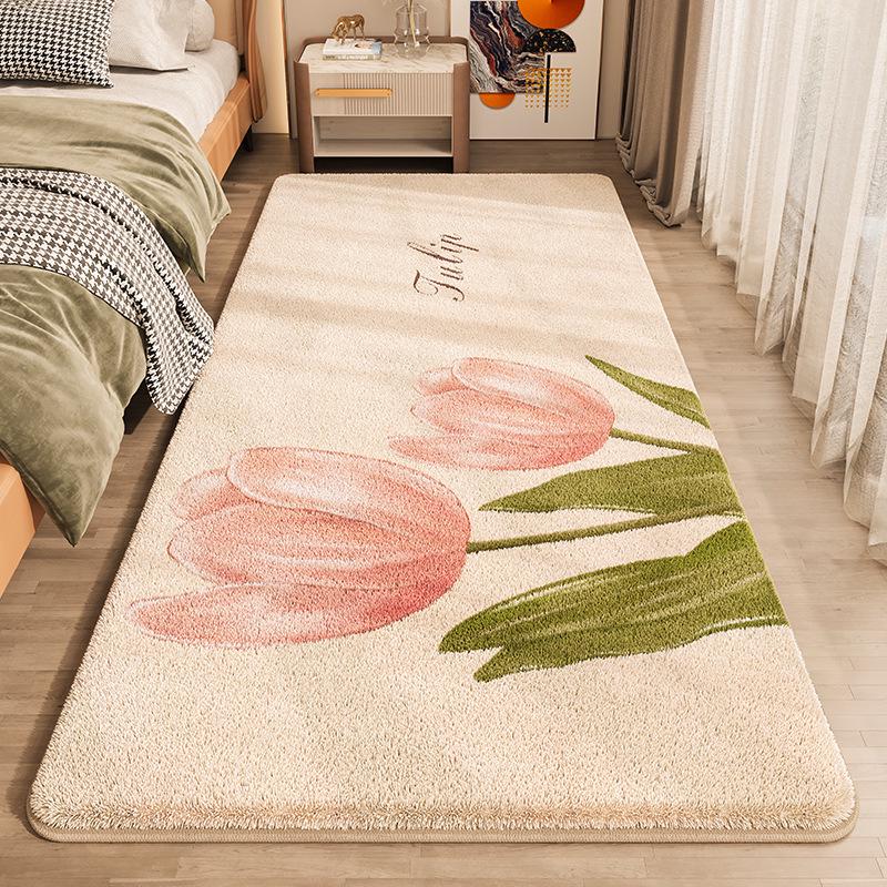 

Потовщений килим для спальні зі штучного кашеміру: М який, універсальний килимок для підлоги для приліжкової зони або під ліжко 60x160 cm