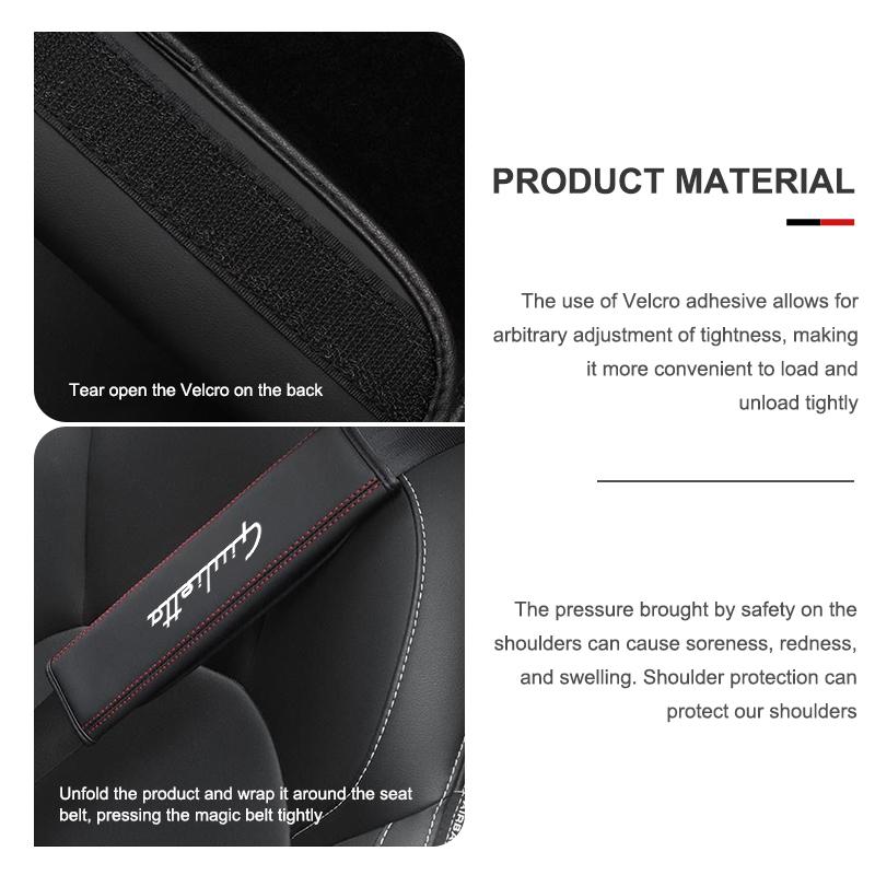 2026 Hot Alfa Romeo Adjustable Car Logo Seat Belt Cover Anti-wear Protection Cover For Alfa Romeo 159 Giulietta Giulia 147 MitoNC7