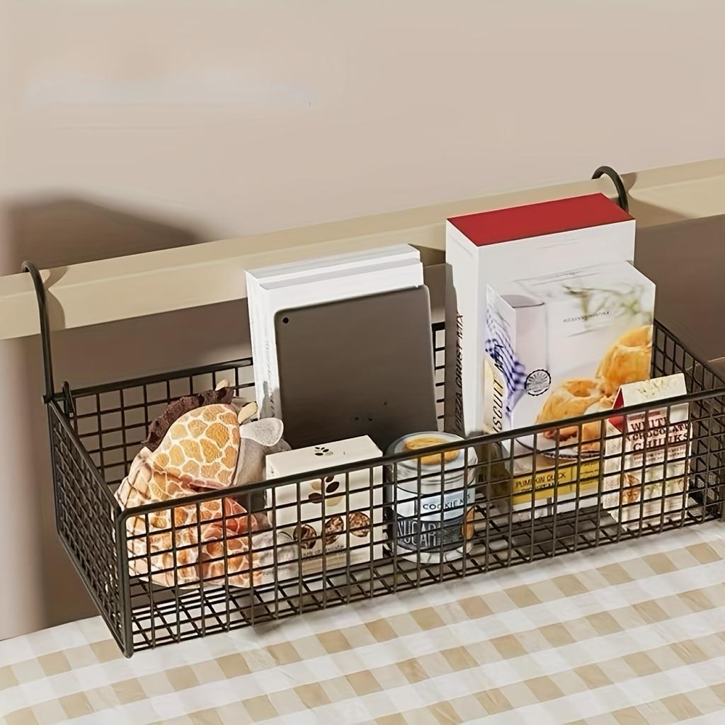 Raft de Depozitare Coș Agățat de Ușă din Fontă cu Cadru Metalic Robust și Coș Agățat Sigur, Perfect pentru Dormitor, Cameră și Organizarea Camerei