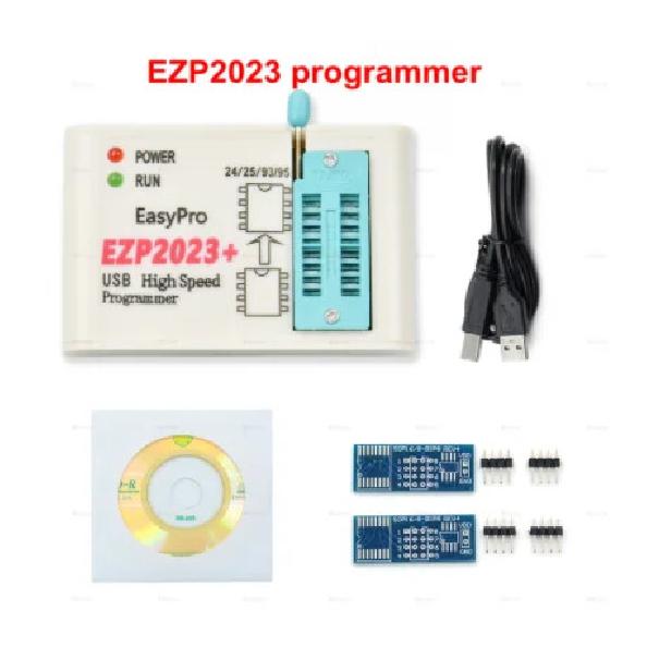 EZP 2023 support WIN7&8 64bit NEW EZP2023 high-speed USB SPI Programmer 24 25 93 95EEPROM 25 flash bios chip with adapter