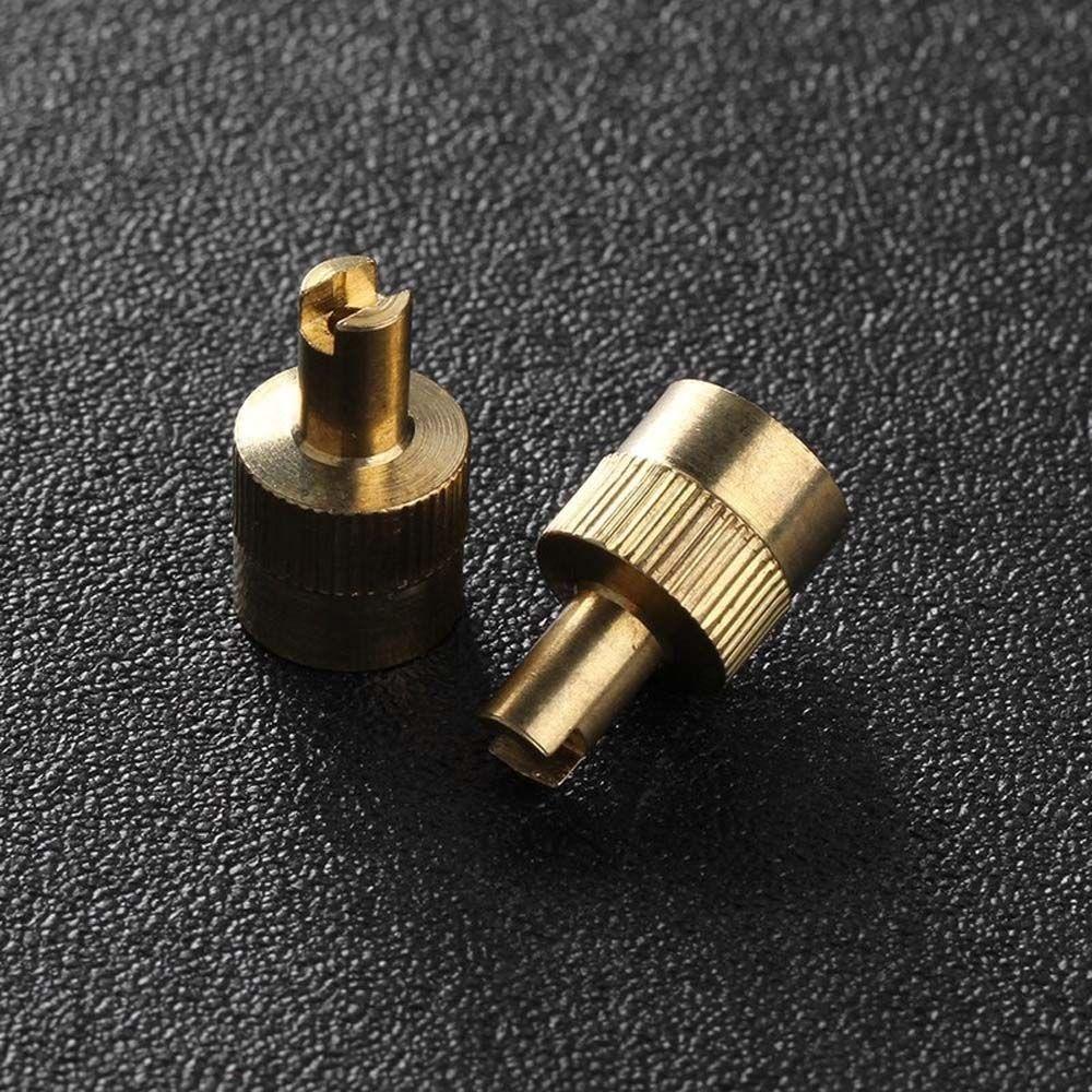 Bike Wheel Tires Valves Covers Slotted Valve Cap Valve Core Remover Wheel Caps Tire Valve Stem Caps