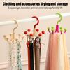 Hook with Six-claw Design Space Saving Hangers No-Punch Durable Load-bearing Hook for Kitchen Bathroom Bedroom