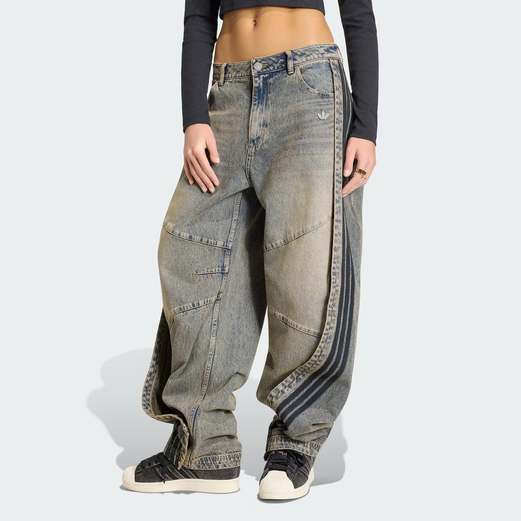 adidas Originály ADILENIUM 5.0 BANANA OVERLAY JOGGERS Džíny Dámské KY5189