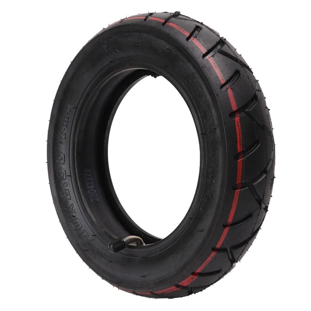 Black Electric Scooter Tyre 10 X 2.50 (60/85-6) Pneumatic Wheel Tire Electric Scooters