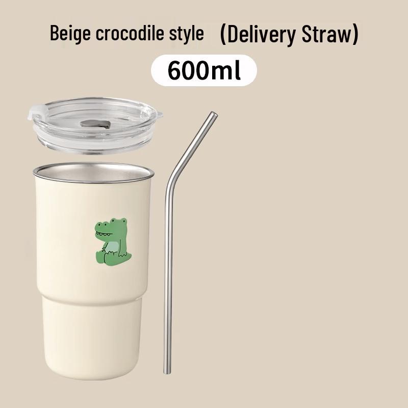 Stainless Steel Straw Coffee Cup