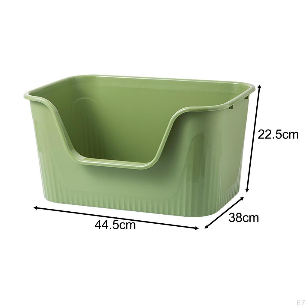 Záchod pro kočky pro všechny druhy kočkolitu nočník s otevřeným vrchem podnos na kočkolit pro domácí mazlíčky