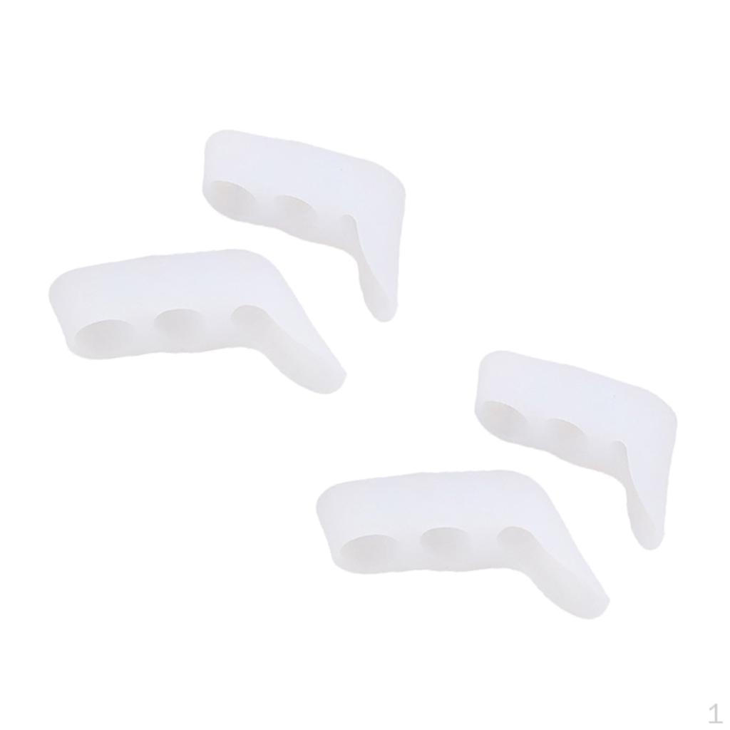 

2 пары гелевых фиксаторов для вальгусной деформации мизинца