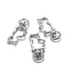 10pcs Cat Heart Snap Hook Trigger Clips Buckles for Keychain Lobster Lobster Clasp Hooks for Key Ring Clasp Jewelry Accessories