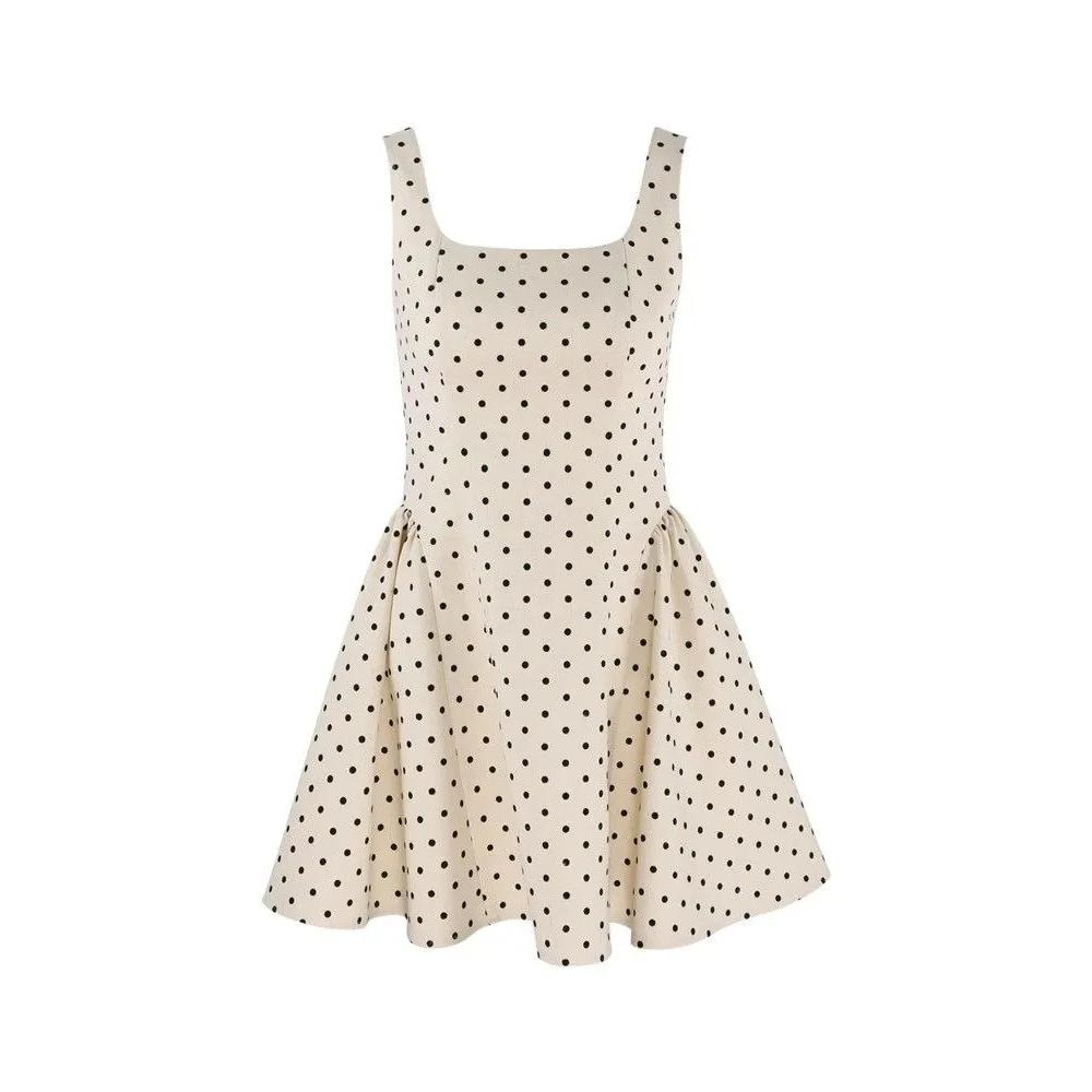 Pure Lust Sweet Polka Dot Suspender Dress Women's Summer French First Love Puff Dress Slim Small Short Skirt