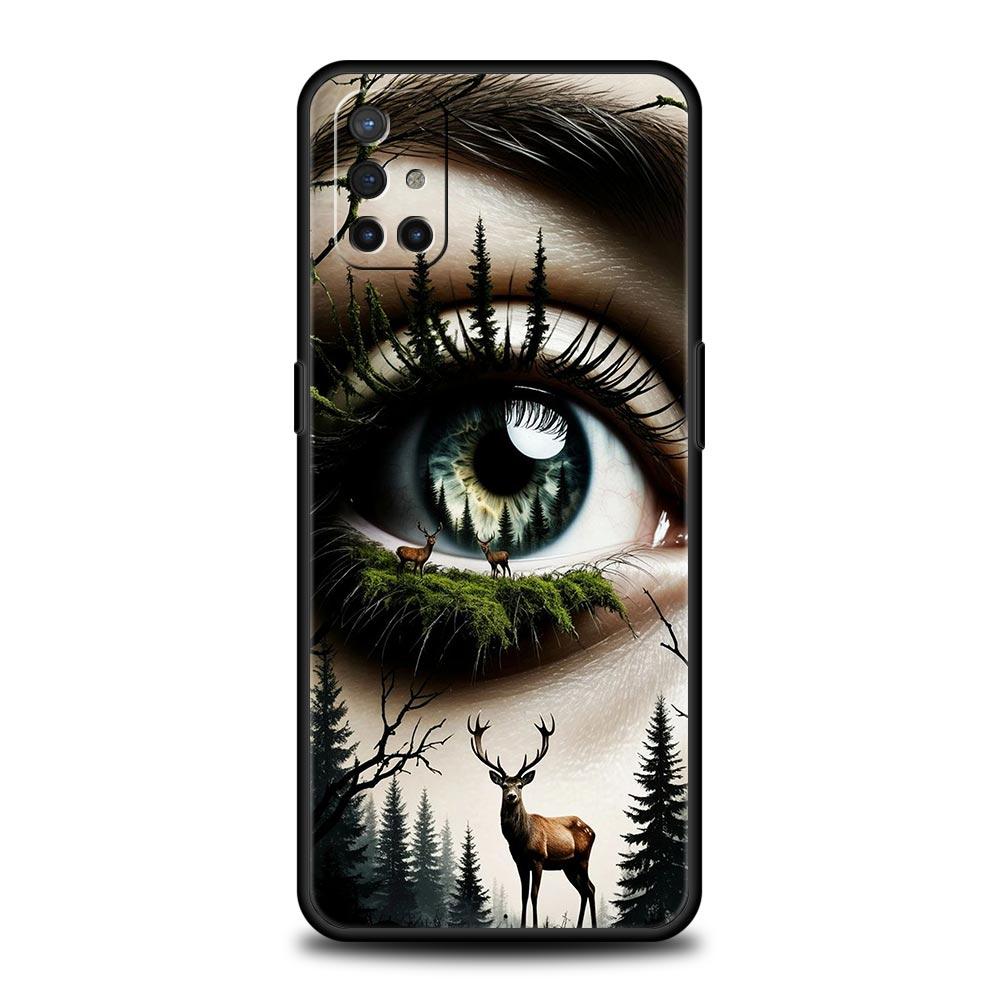 Phone Case For Oneplus 13R 13 12 10T 11 R10 Nord N100 N200 N10 9 9R CE 2 3 Z Pro Lite 5G Soft TPU Cover Fashion Eyelashes Eyes