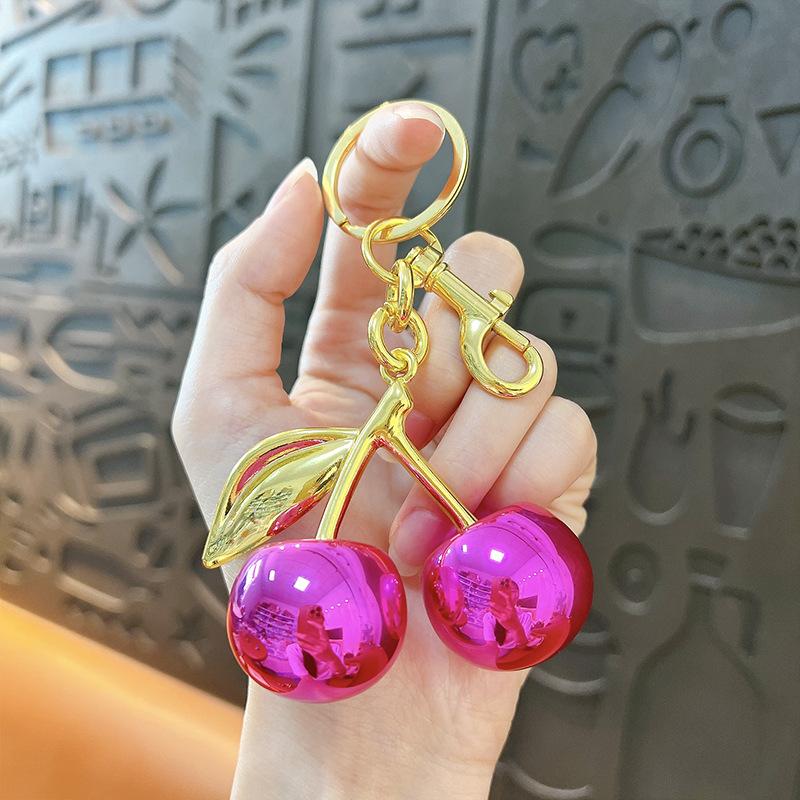 

Креативный яркий брелок-вишенка, украшение для сумки, подарок