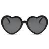 Trendy Fashion Heart Shaped Sunglasses Big Frame Sun Glasses UV400 Protection Unisex Eyewear for Wedding Bachelorette Party