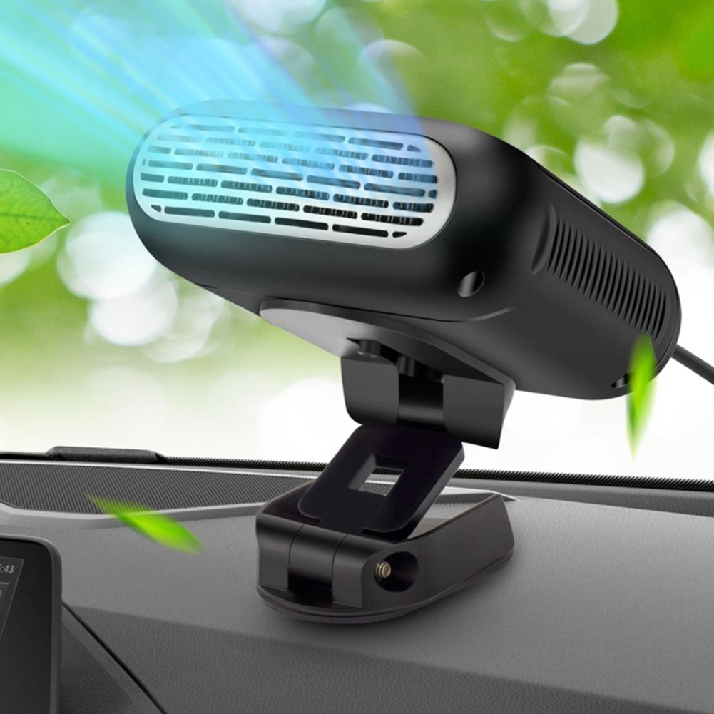 12V 120W/24V 200W Electric Car Heater Air Cooler Fan Portable Demister Defroster Heating Dryer Windshield Defogging Accessroies