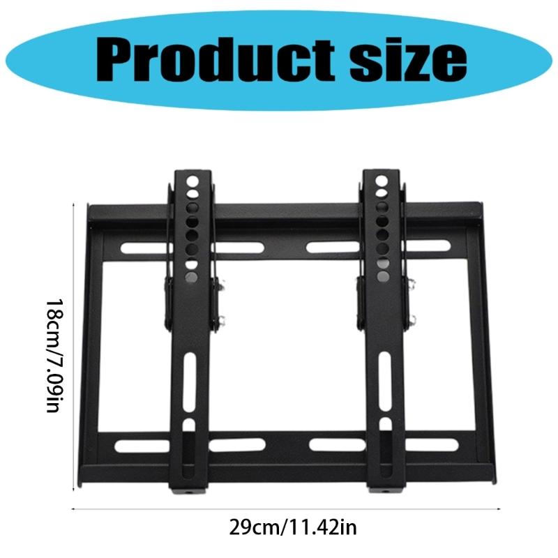 14-43 inch Universele TV-beugel Monitor Wandsteun PC-scherm Beugel Vaste Houder Voor LED LCD Televisie 45KG Belasting