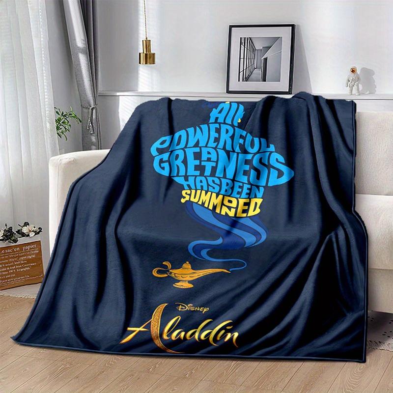 

1pc, Aladdin-Inspired Home Decor: A Magical Home Blanket, Soft Flannel Throw for Your Living Room, Bedroom, or Outdoor, Perfect Gift Idea 80x120cm