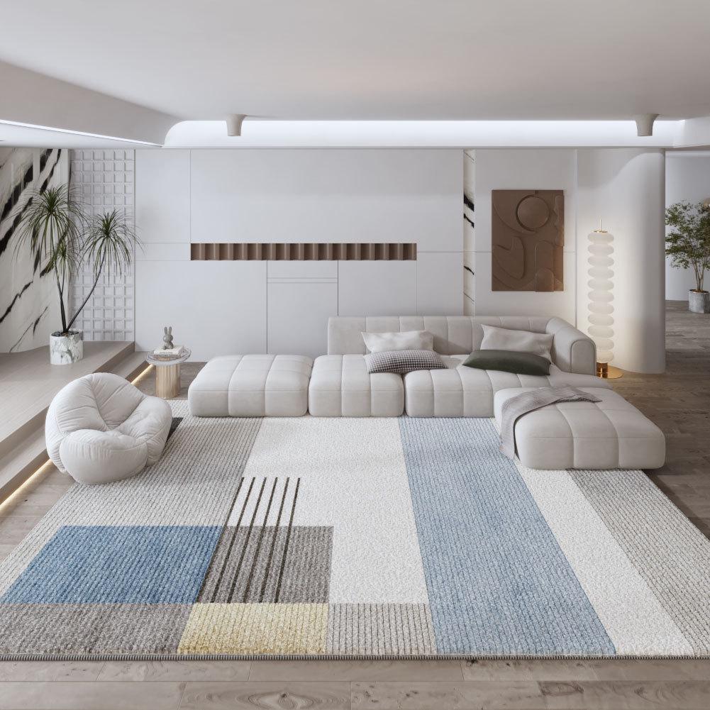 Modern Nordic Non-Slip Living Room Carpet - Versatile Floor Mat for Bedroom, Bay Window, Coffee Table, or Bedside Use