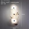 Marble LED Wall Lamp  Lighting Sconce for Bedroom Living Dining Room Wall Decor Modern Art Design