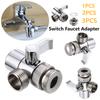 3-weg Spoelbak Splitter Afscheider Kraan Connector Lekvrij Kraan Splitter Waterafscheider voor Douche/Spoelbak/Wastafel 1-3 STuks