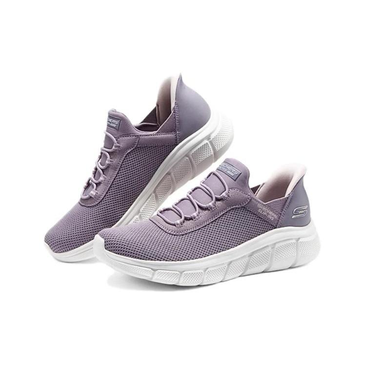 (WMNS) Skechers Knitted Running Shoes 'Qual' Women's 117502-QUAL